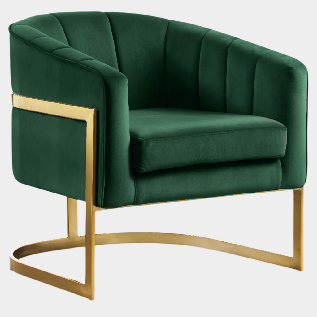 Carter Velvet Upholstered Accent Chair