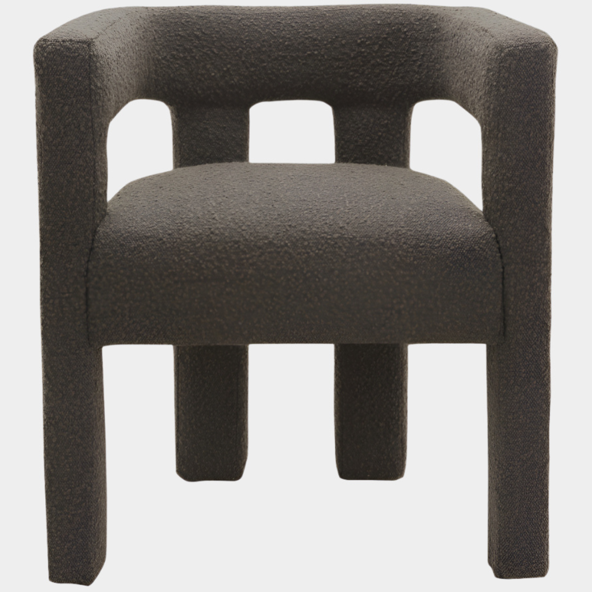 Athena Boucle Fabric Upholstered Accent | Dining Chair