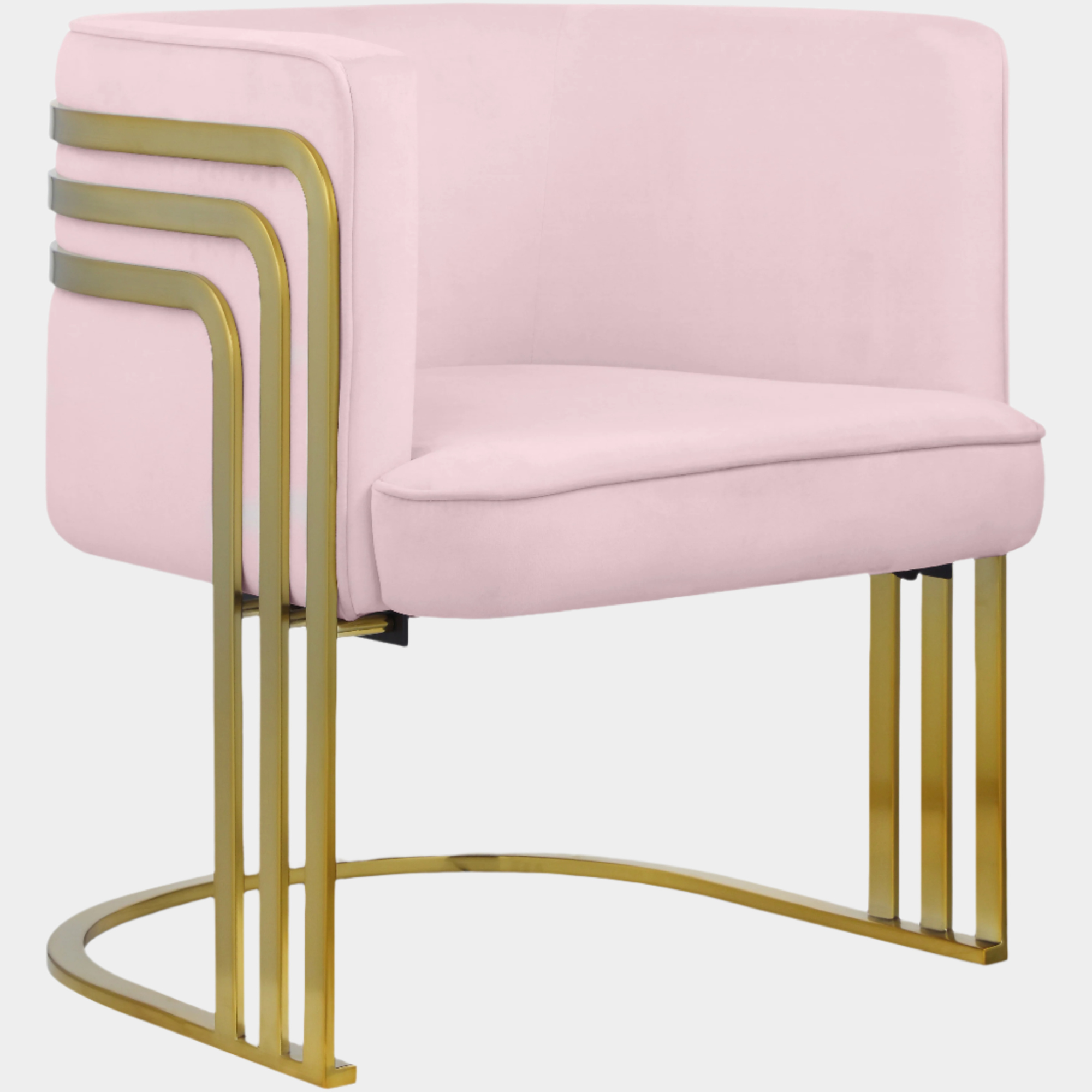 Rays Velvet Upholstered Accent Chair