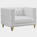 Michelle Vegan Leather Upholstered Chair