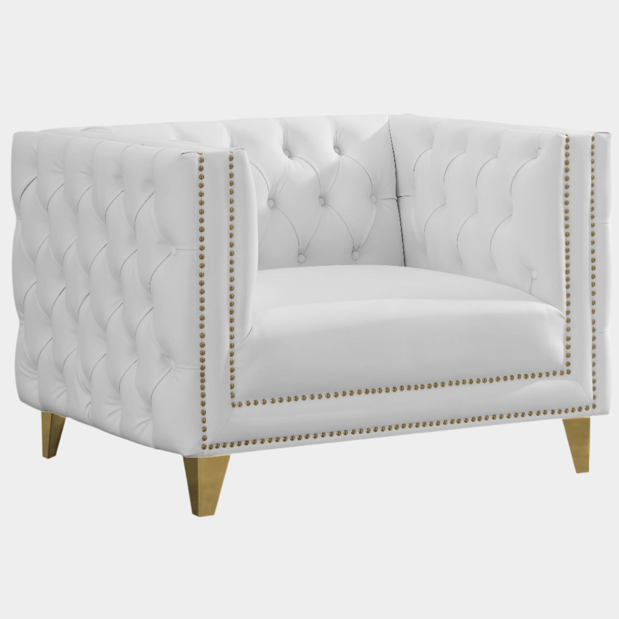 Michelle Vegan Leather Upholstered Chair