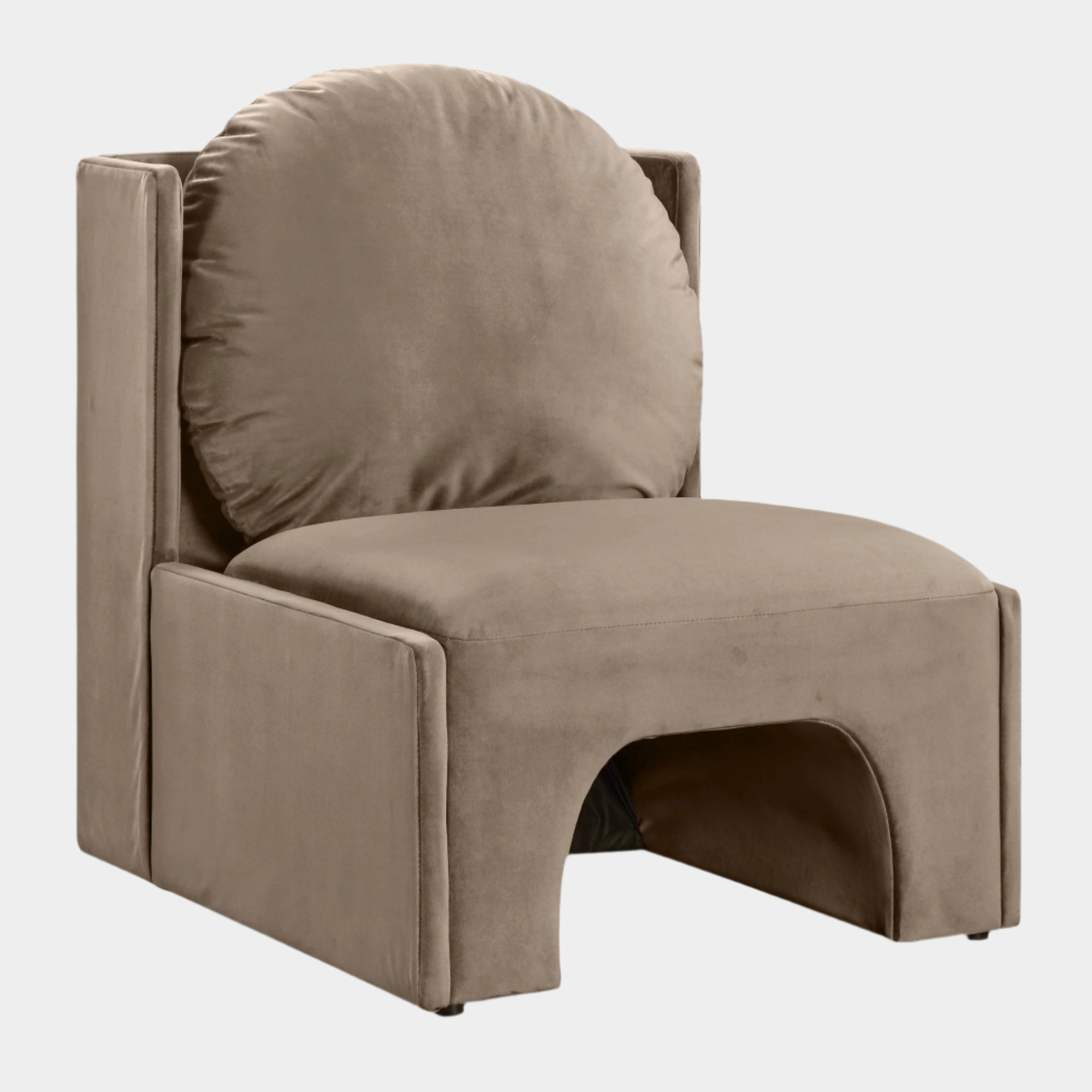 Sigma Velvet Upholstered Accent Chair