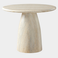 Cosenza Travertine Finish Indoor / Outdoor Concrete Dining Table