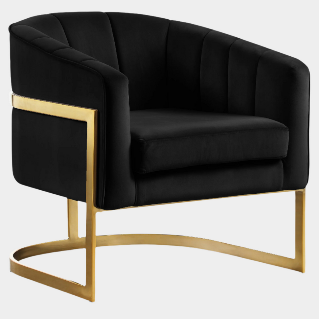 Carter Velvet Upholstered Accent Chair