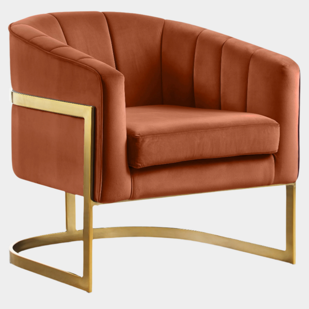 Carter Velvet Upholstered Accent Chair