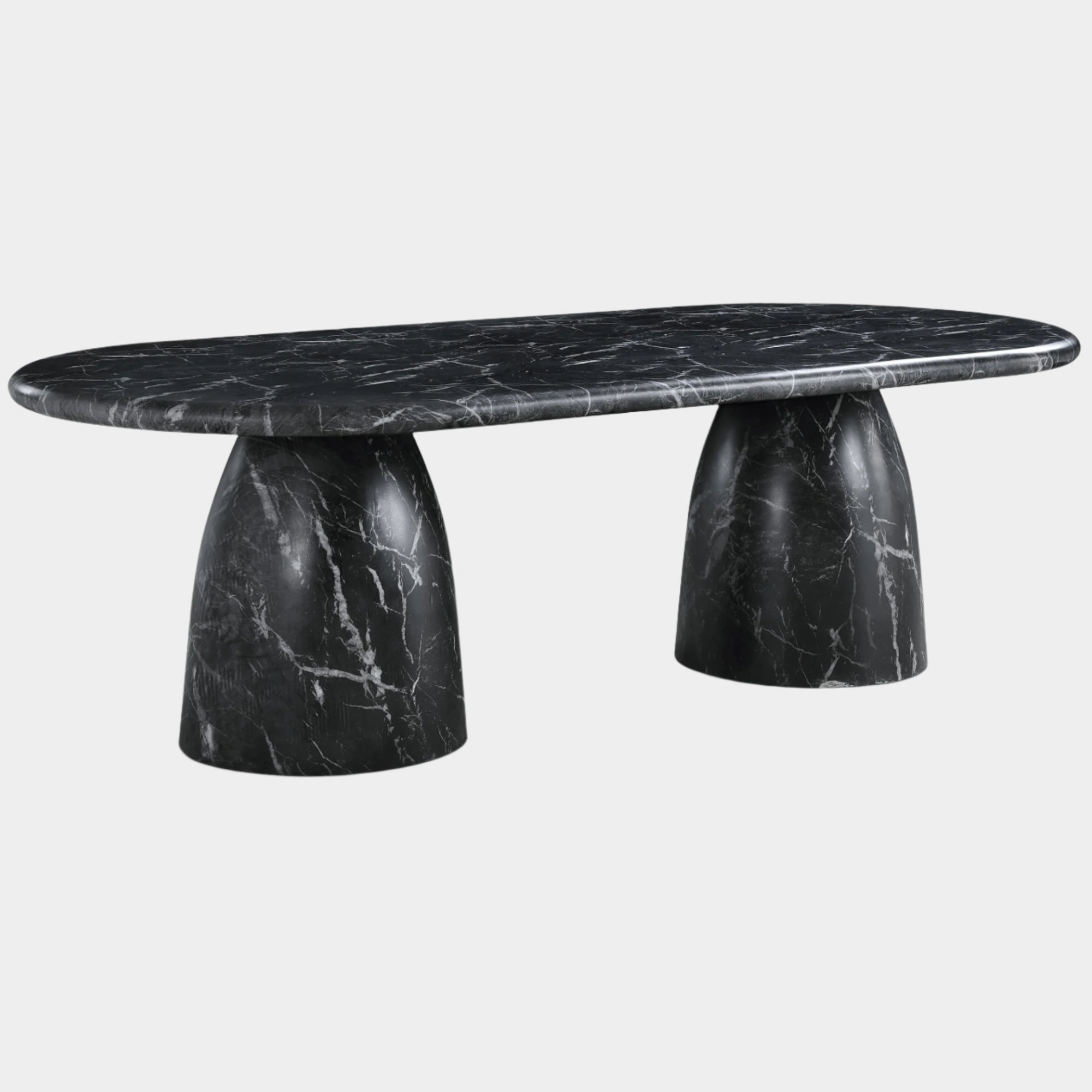Cosenza Marble Finish Indoor / Outdoor Concrete Dining Table