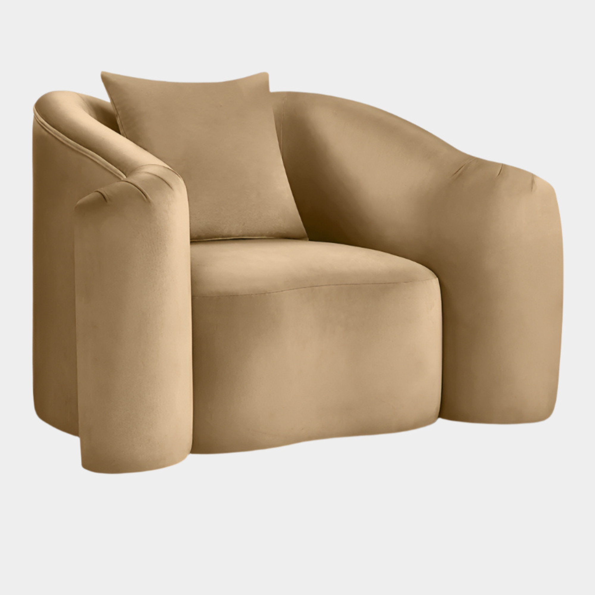 Destin Velvet Upholstered Accent Chair