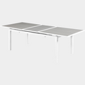 Nizuc 77" Aluminum Outdoor Patio Extendable Dining Table