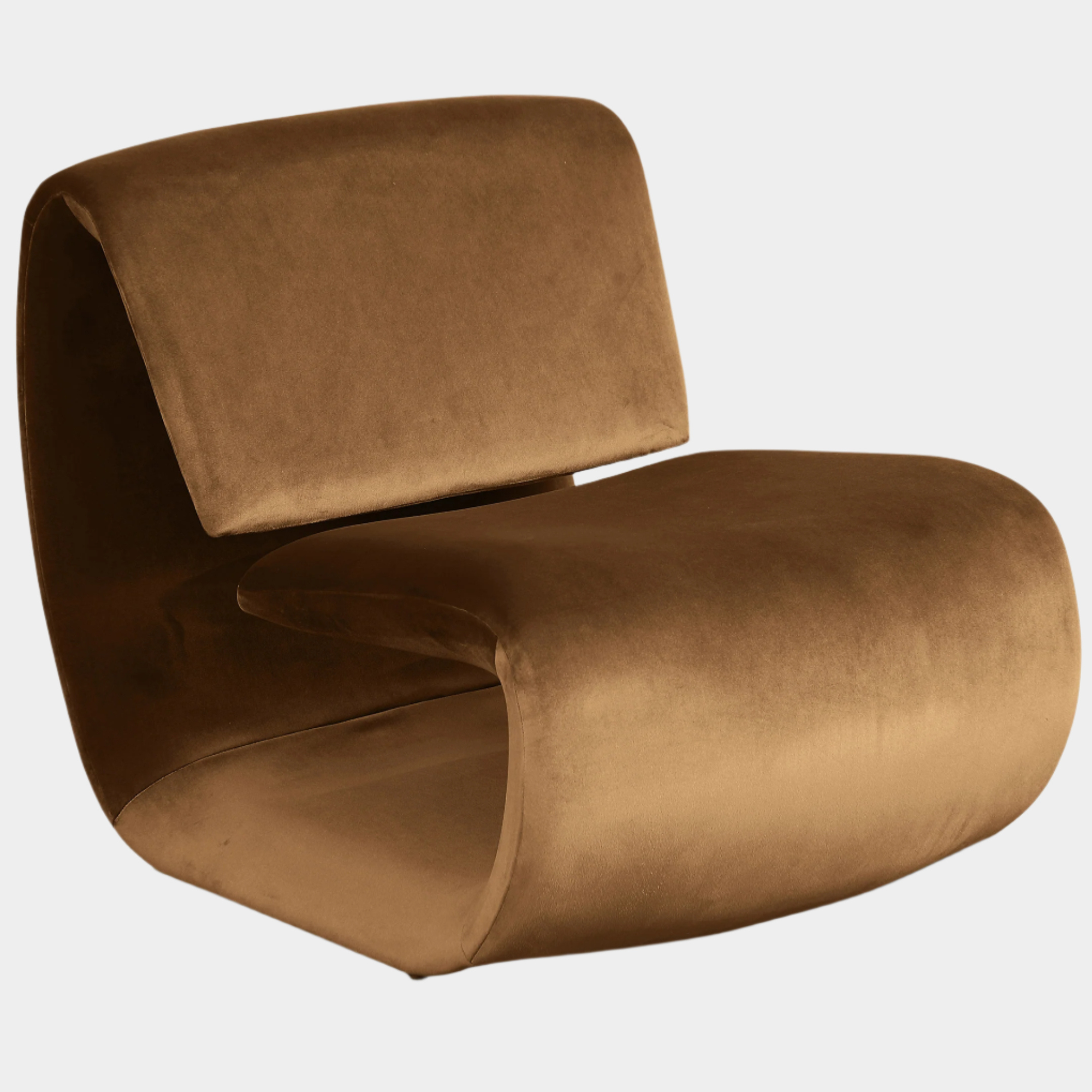 Nouveau Velvet Upholstered Accent Chair