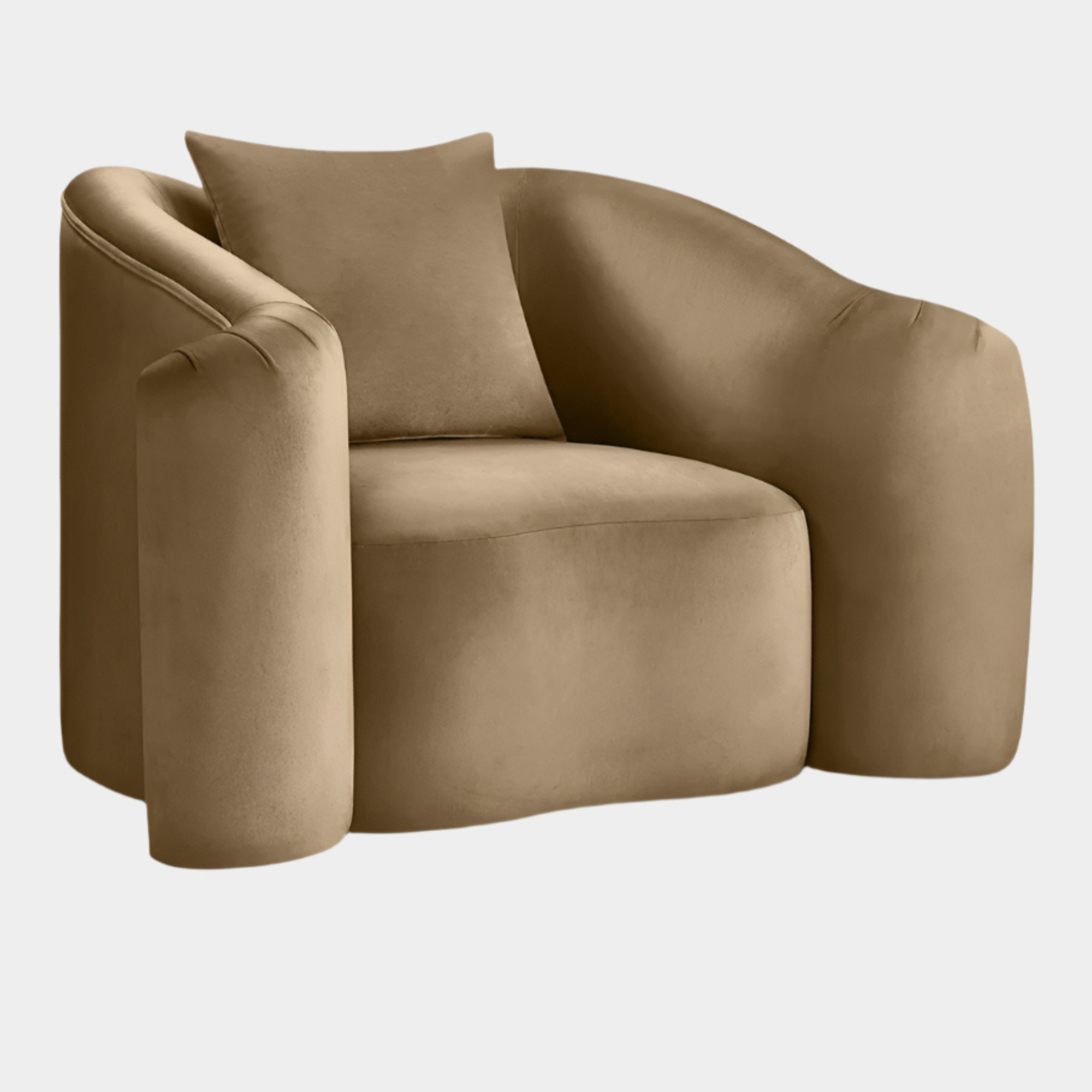 Destin Velvet Upholstered Accent Chair