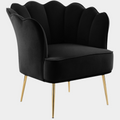 Jester Velvet Upholstered Accent Chair