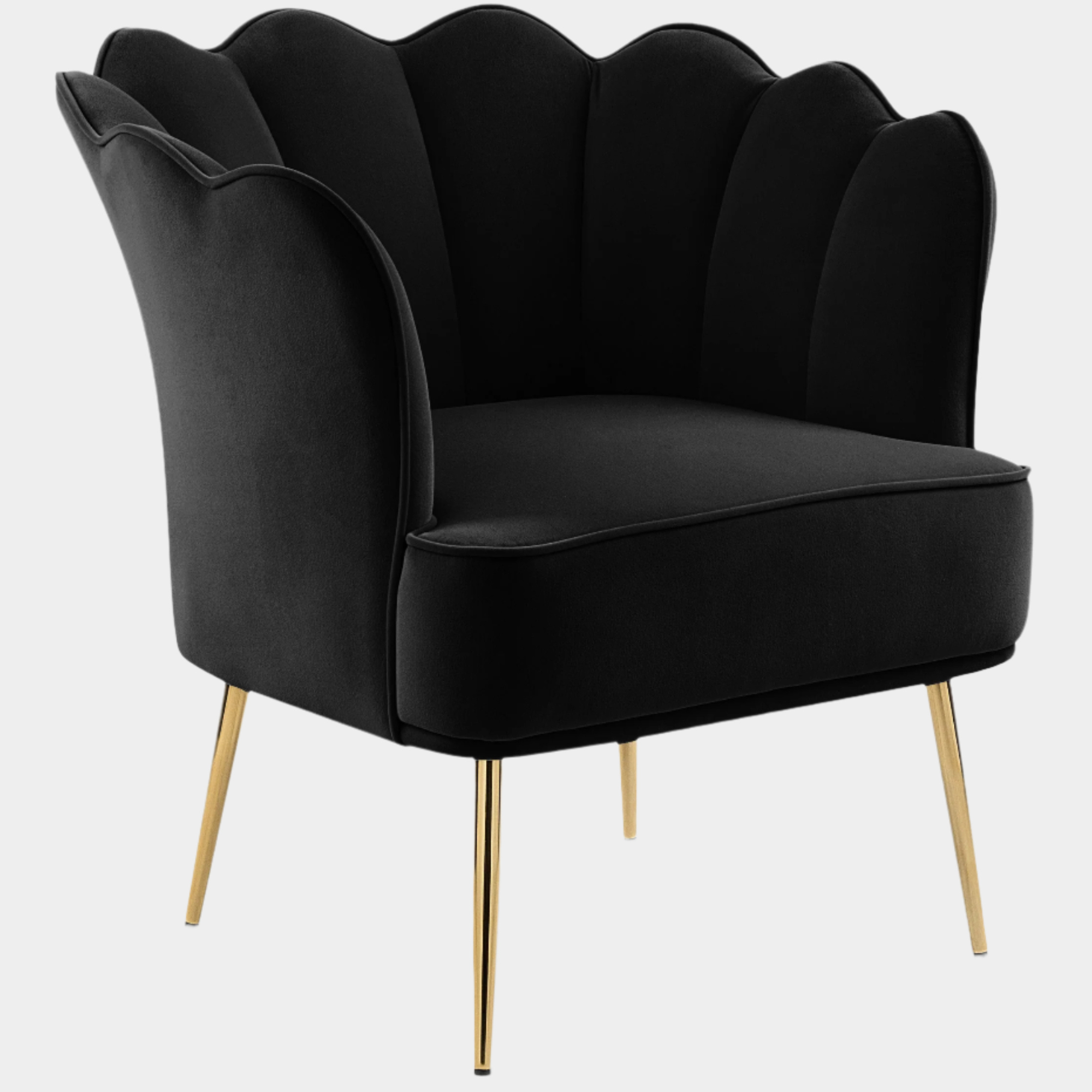 Jester Velvet Upholstered Accent Chair