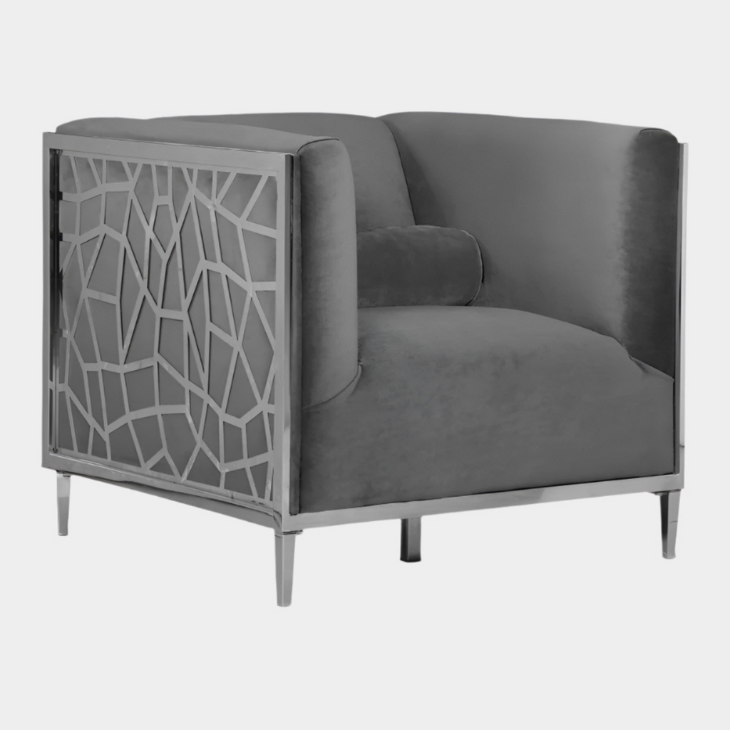 Opal Velvet Upholstered Chair