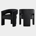 Riz Corduroy Upholstered Accent Chair / Dining Chair