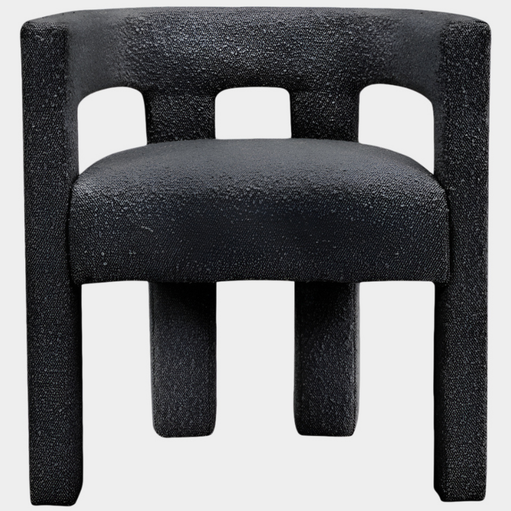 Athena Boucle Fabric Upholstered Accent | Dining Chair