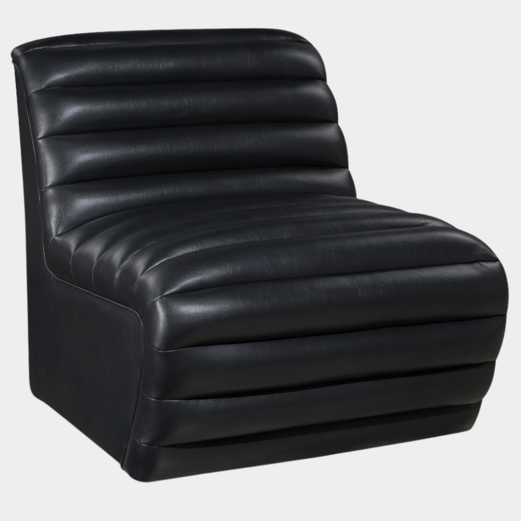 Vega Vegan Leather Upholstered Accent Chair