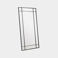 Gilmore Floor Mirror: Black Frame