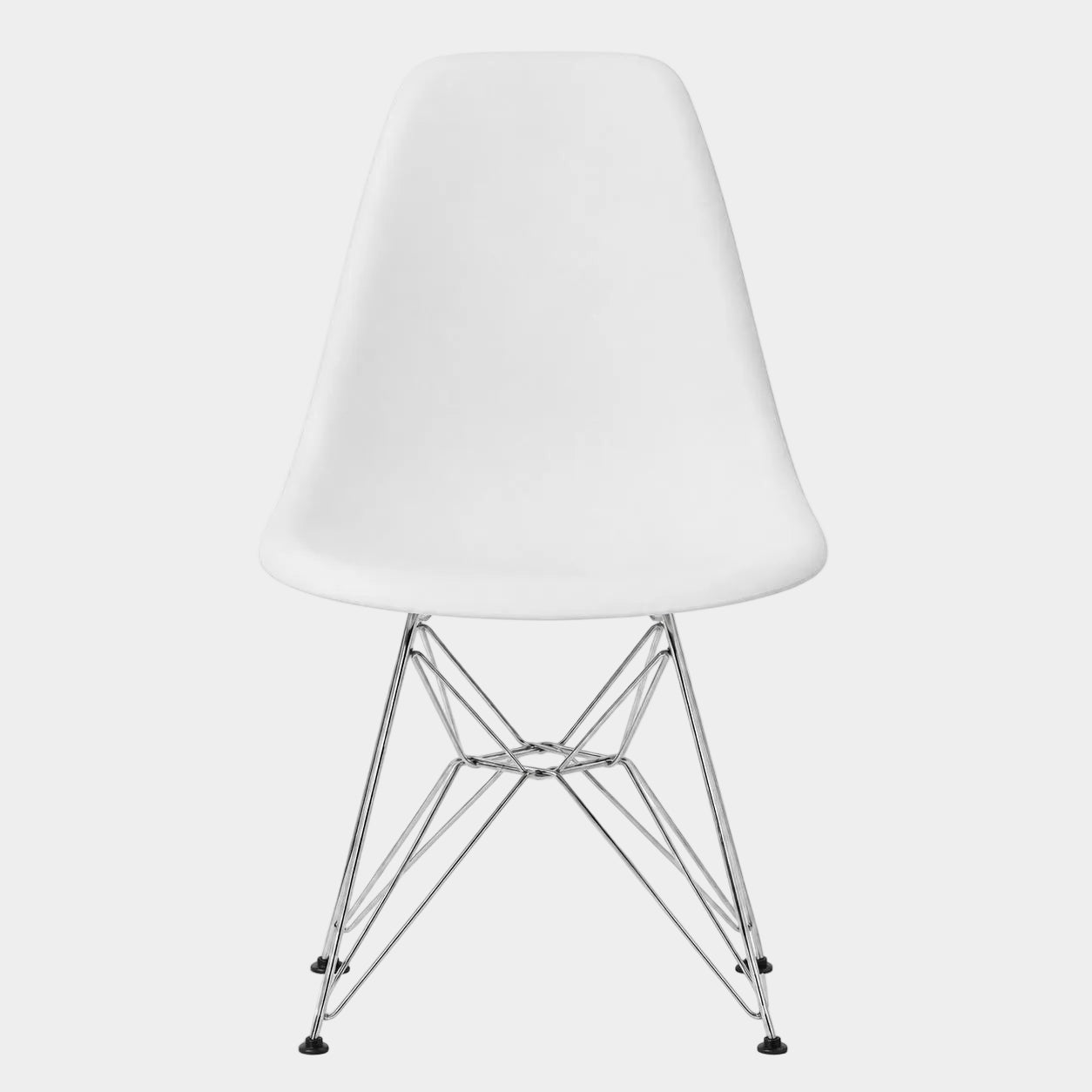 Eames Eiffel Molded Plastic Chair (Chrome Base)
