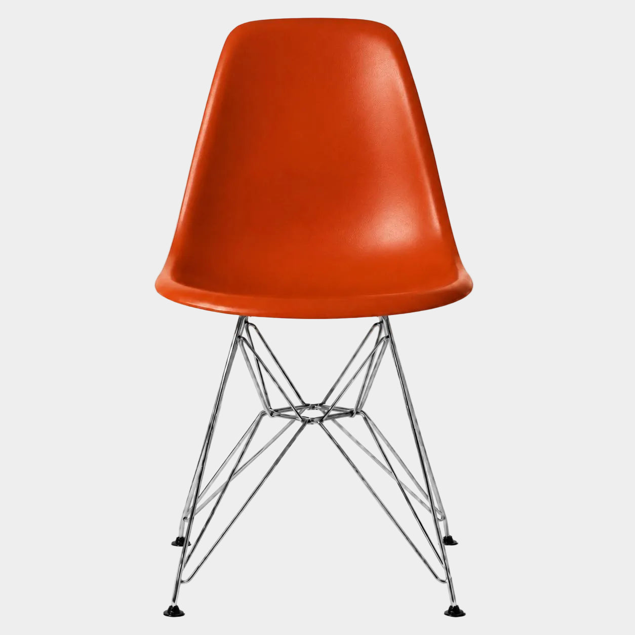Eames Eiffel Molded Plastic Chair (Chrome Base)