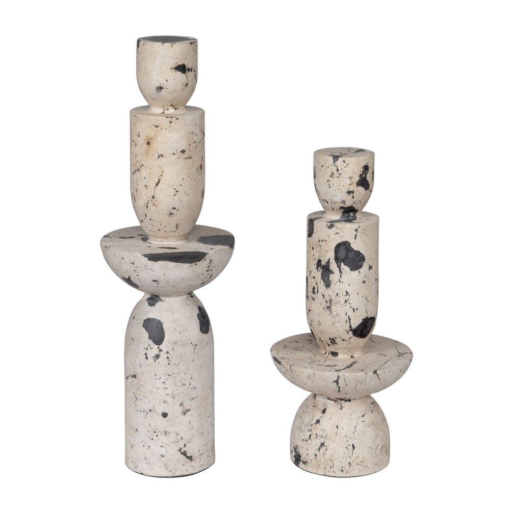 Nouveau Tower Outdoor Sculptures, S/2