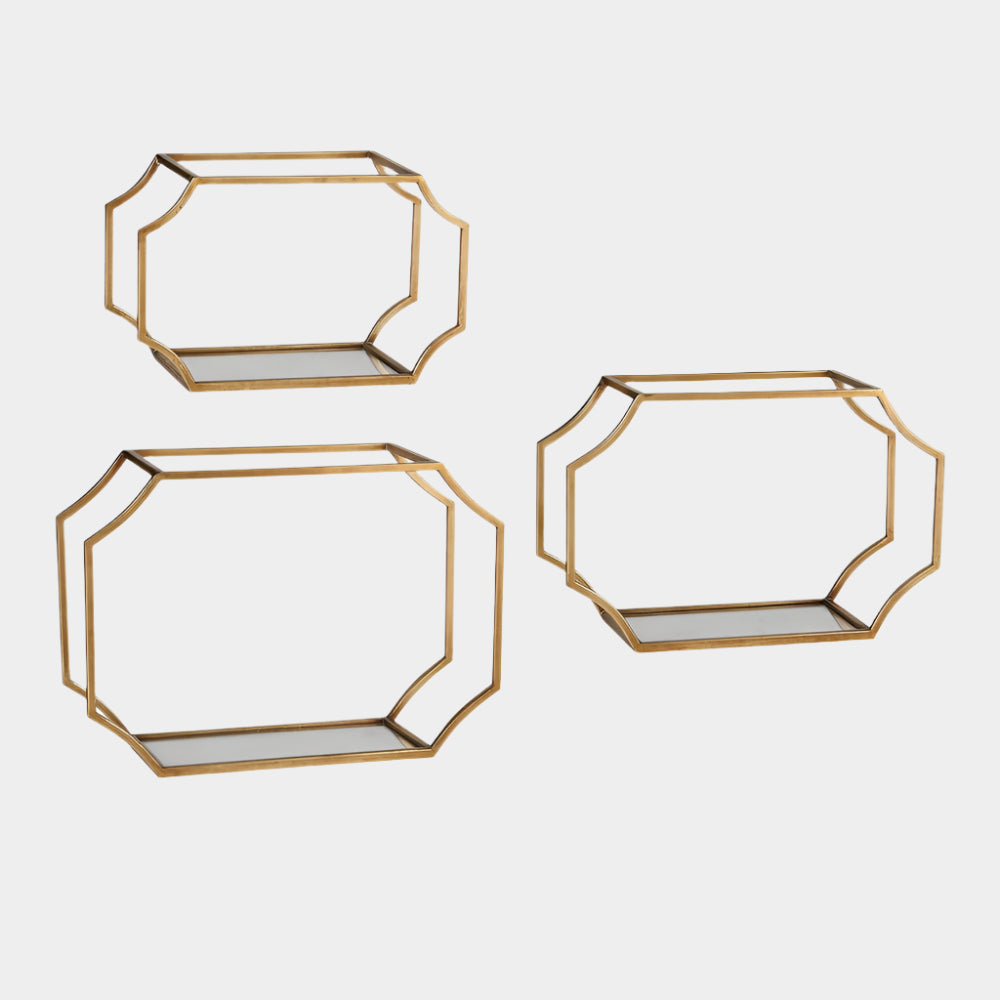 Lindee Wall Shelves, S/3