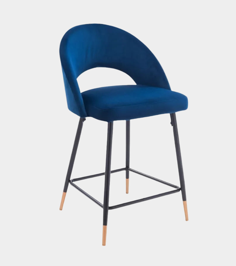 Akira Velvet Stool