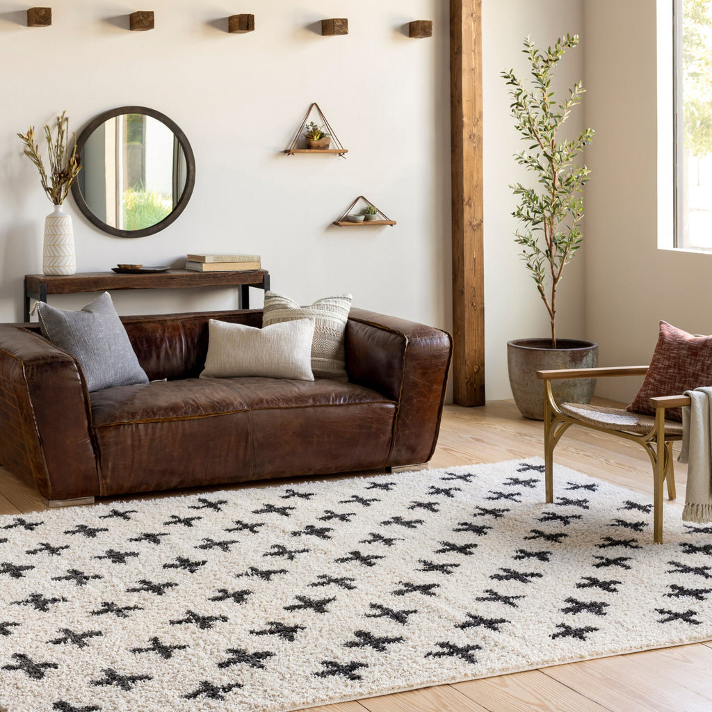 Beni Shag Machine Woven Rug