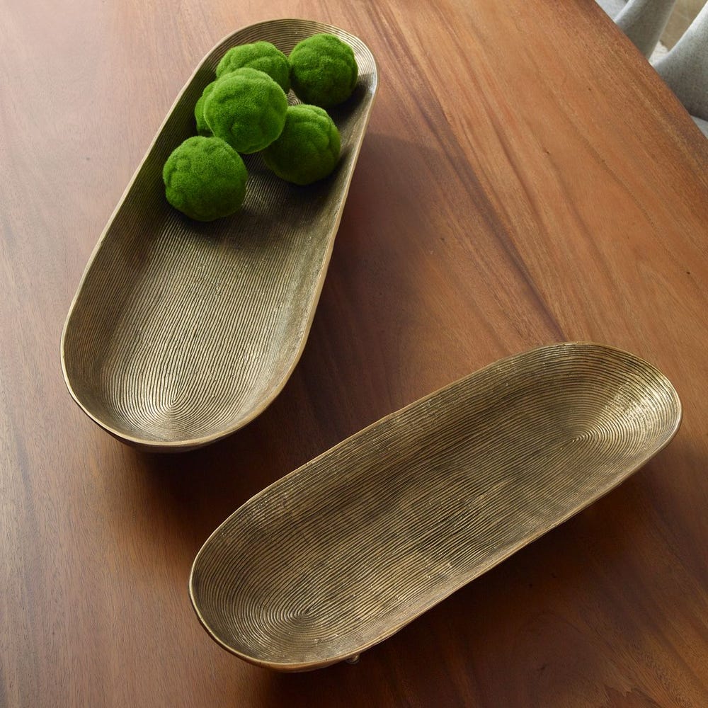 Stratum Bowls, Oval, S/2