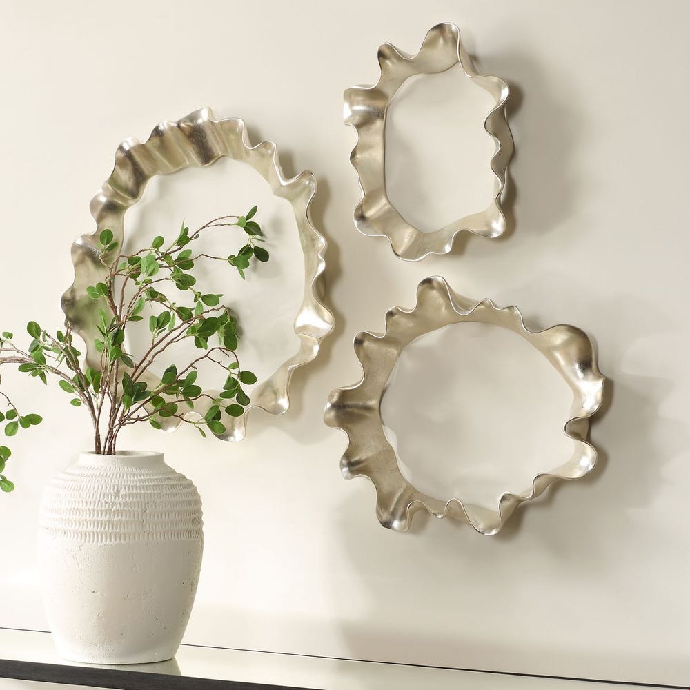 Ripple Effect Wall Decor, S/3