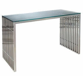 Slate Console Table w/ Glass