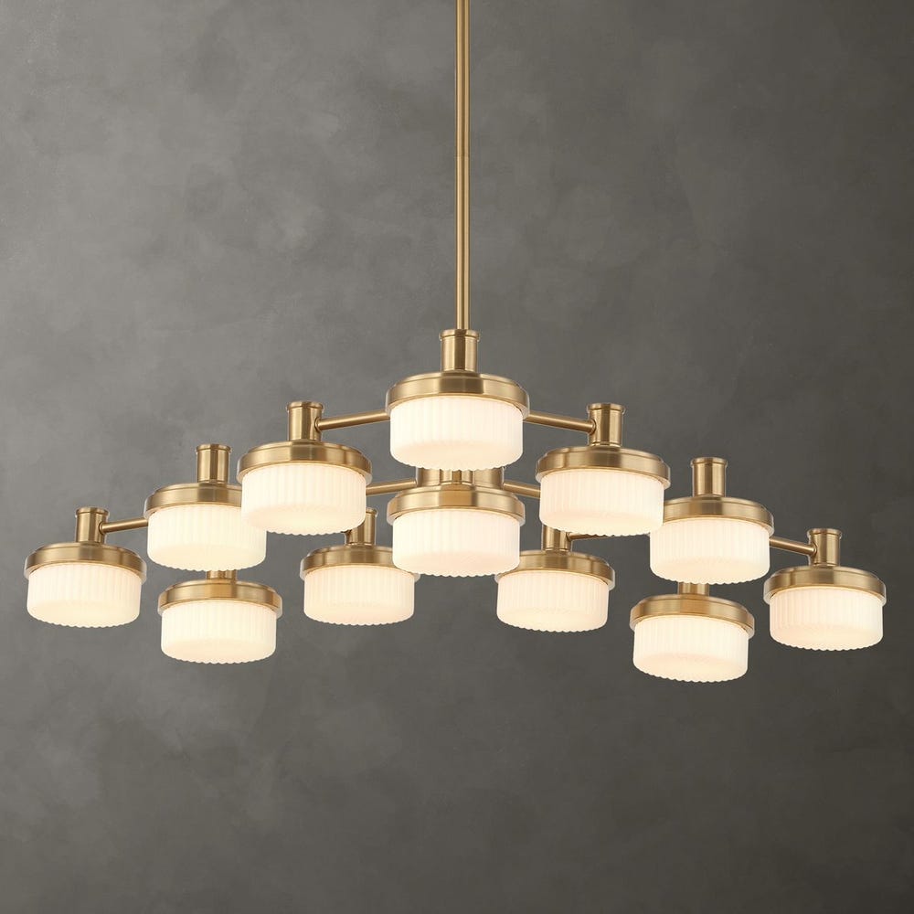 Wedge, 12 Lt LED Chandelier