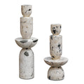 Nouveau Tower Outdoor Sculptures, S/2