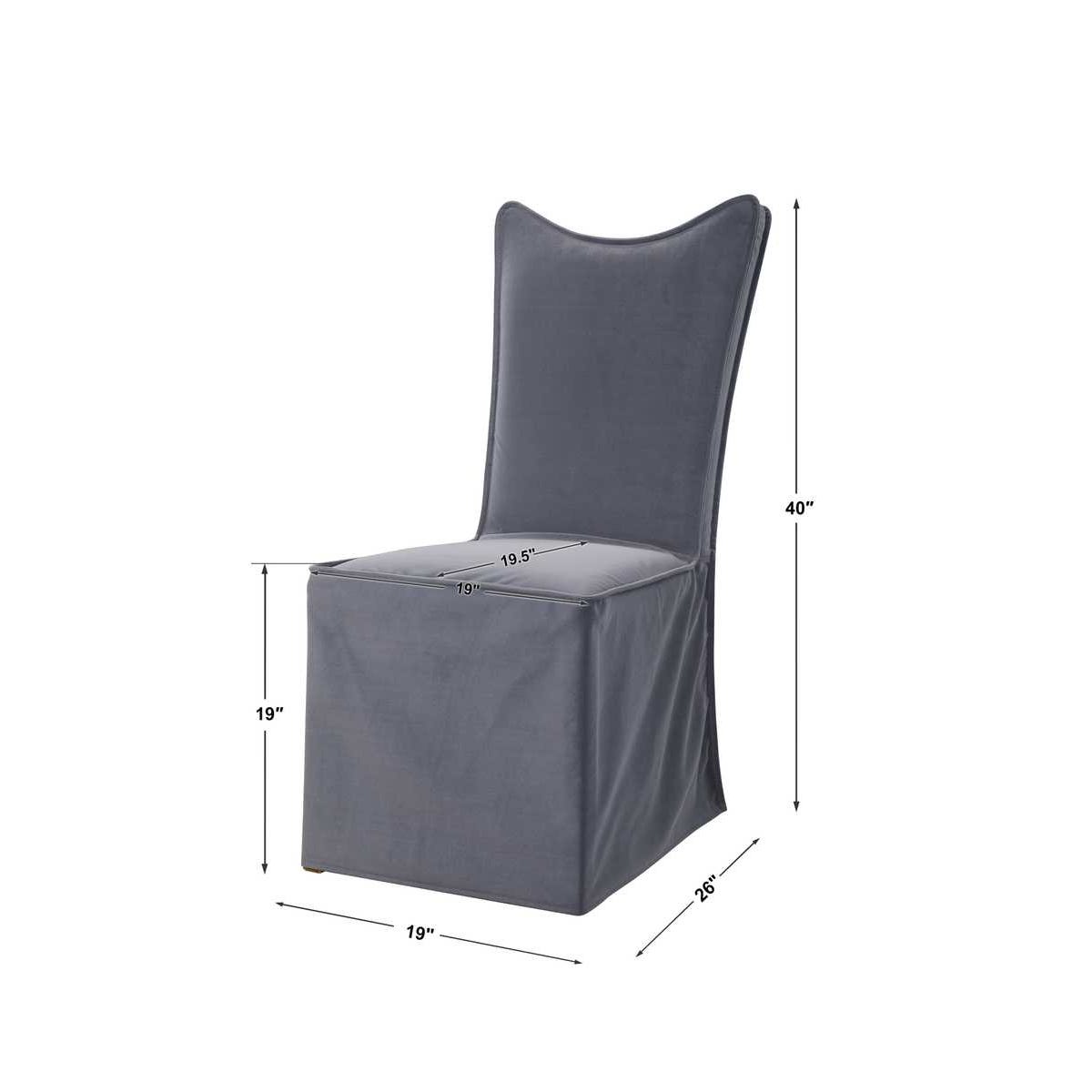 Delroy Armless Chair, 2 Per Box, Priced Each