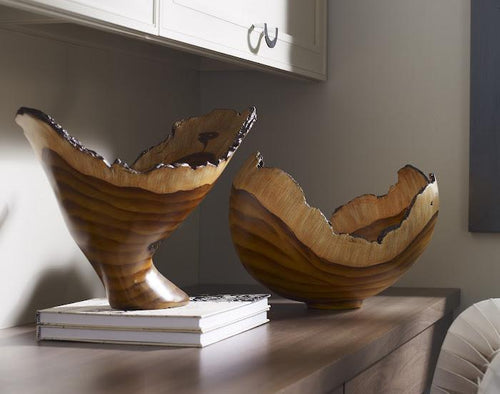 Burled Vase, Faux Bois