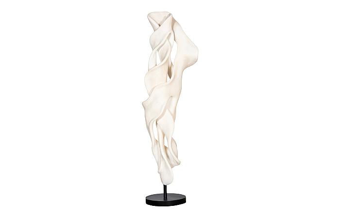 Cast Dancing Sculpture, Coupé, Faux Bleached