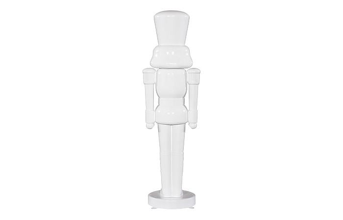Nutcracker Soldier Sculpture 6ft, White