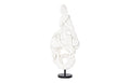Cast Dancing Sculpture, Plié, Faux Bleached