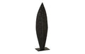 Carved Leaf on Stand, Burnt, MD