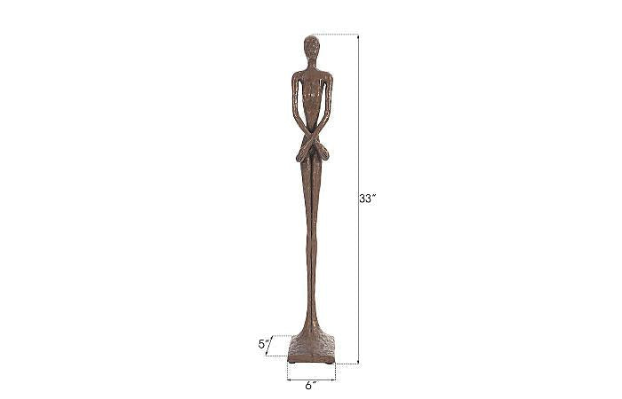 Lottie Sculpture, Small, Resin, Bronze Finish
