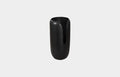 Interval Wood Vase, Black, Small