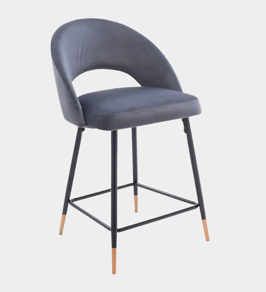 Akira Velvet Stool