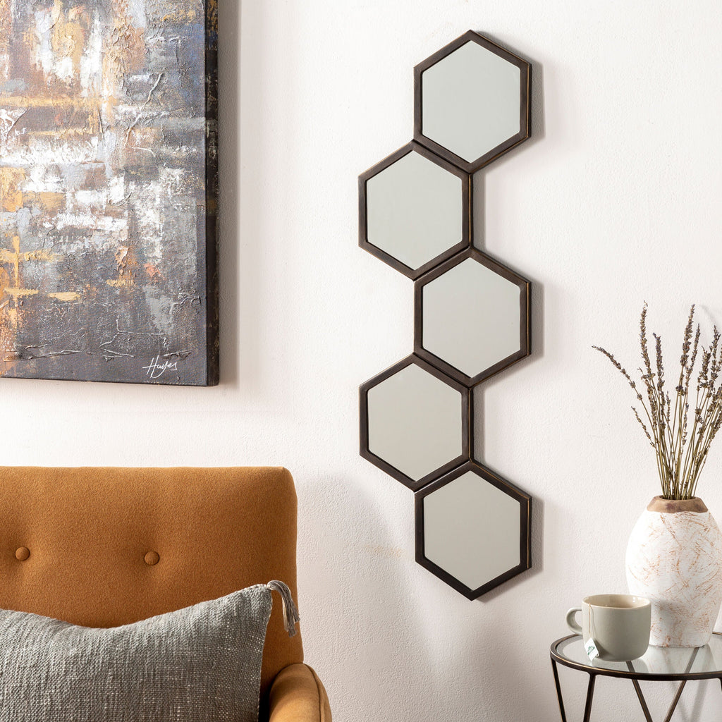Honeycomb Accent Mirror