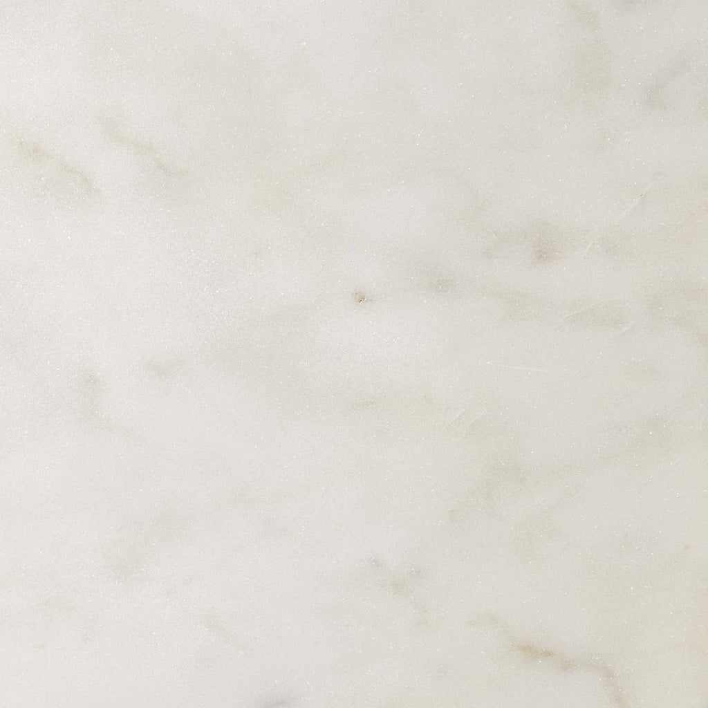 Viva Round White Marble Side Table