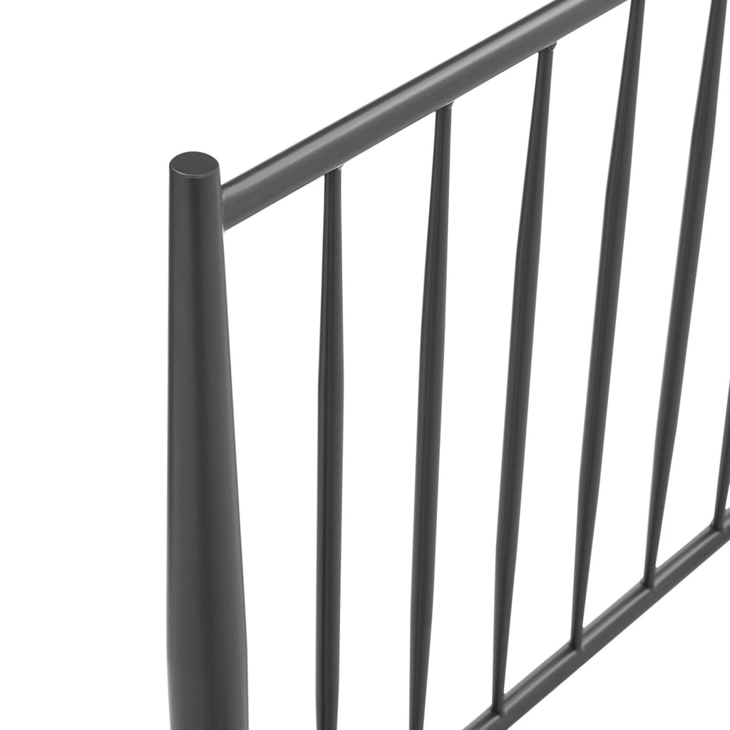 Adair Spindle Metal  Platform Bed