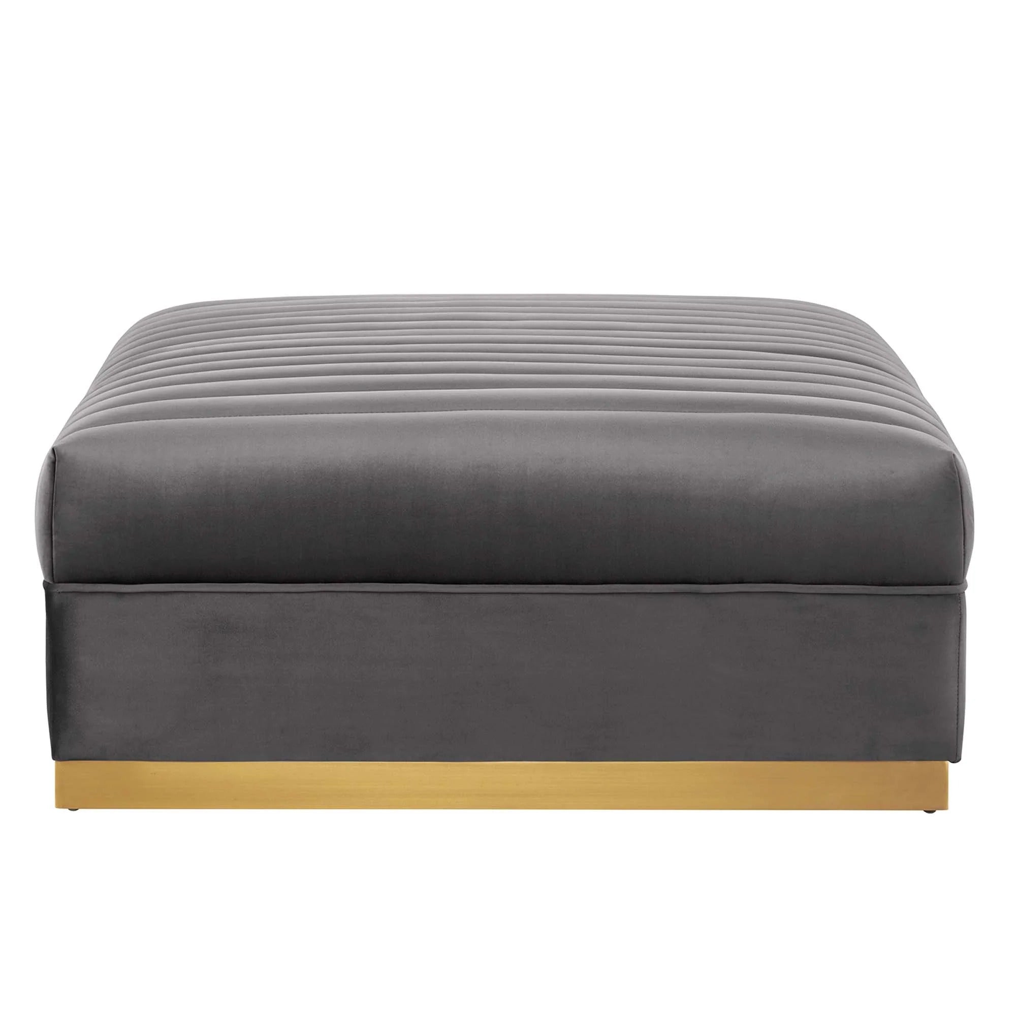 Sanguine 5-Piece Channel Tufted Performance Velvet Modular Sectional Sofa