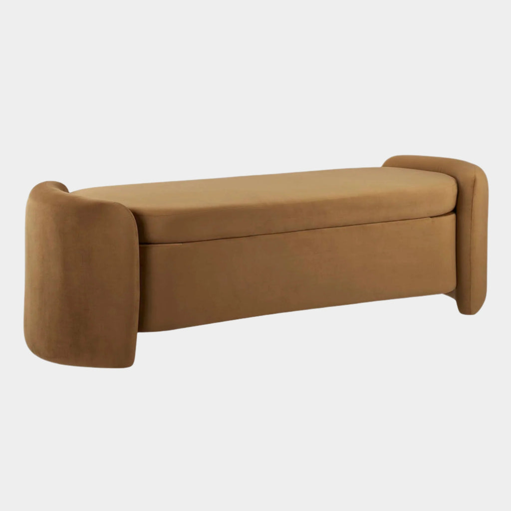 Nebula Upholstered Performance Velvet Bench