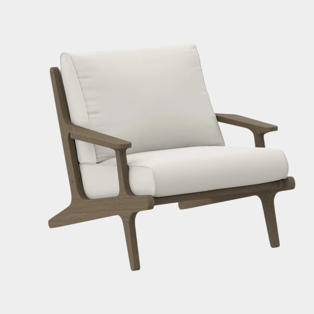 Saratoga Outdoor Patio Teak Wood Armchair