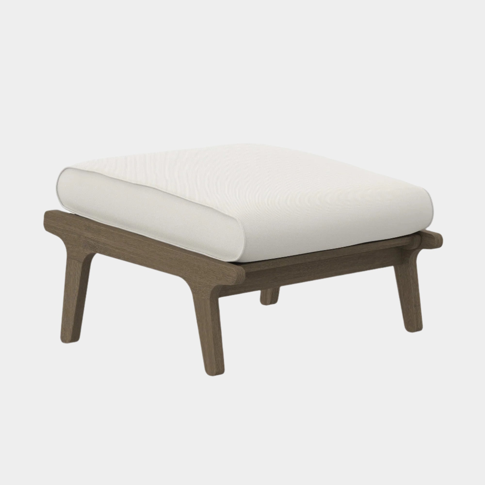 Saratoga Outdoor Teak Ottoman
