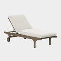 Saratoga Outdoor Teak Chaise Lounge Chair