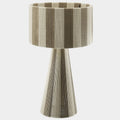 Renae Handwoven Cotton Thread Striped Table Lamp